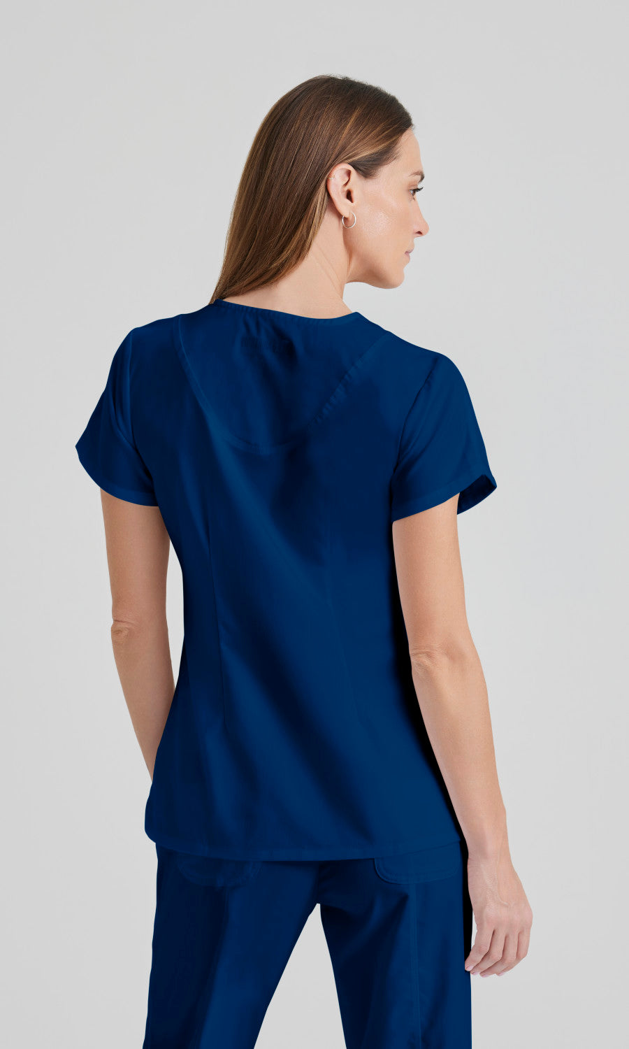 Grey's Anatomy 41423 Cora Scrub Top Indigo