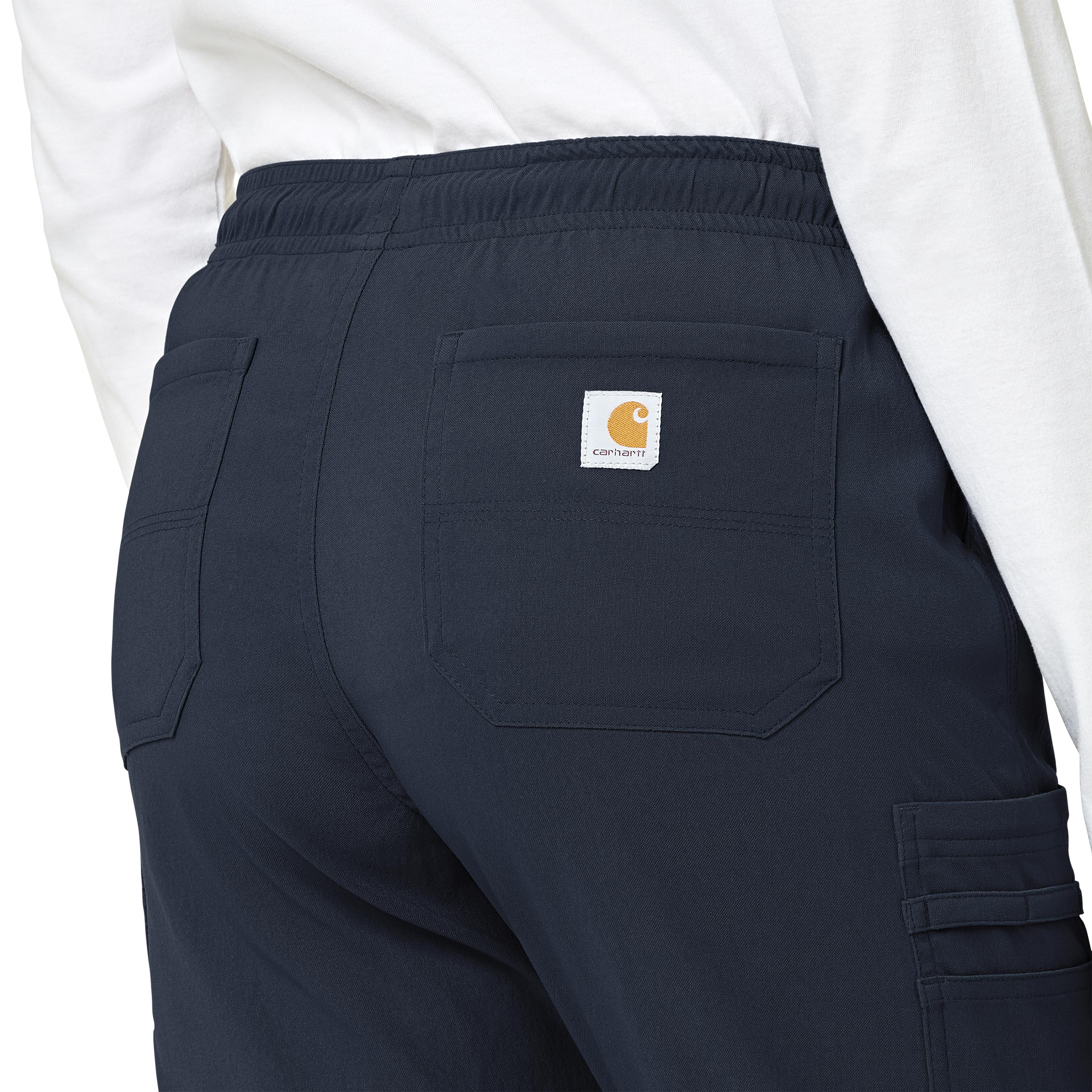 Rugged Flex Peak C52137 Cargo Jogger Scrub Pants Navy