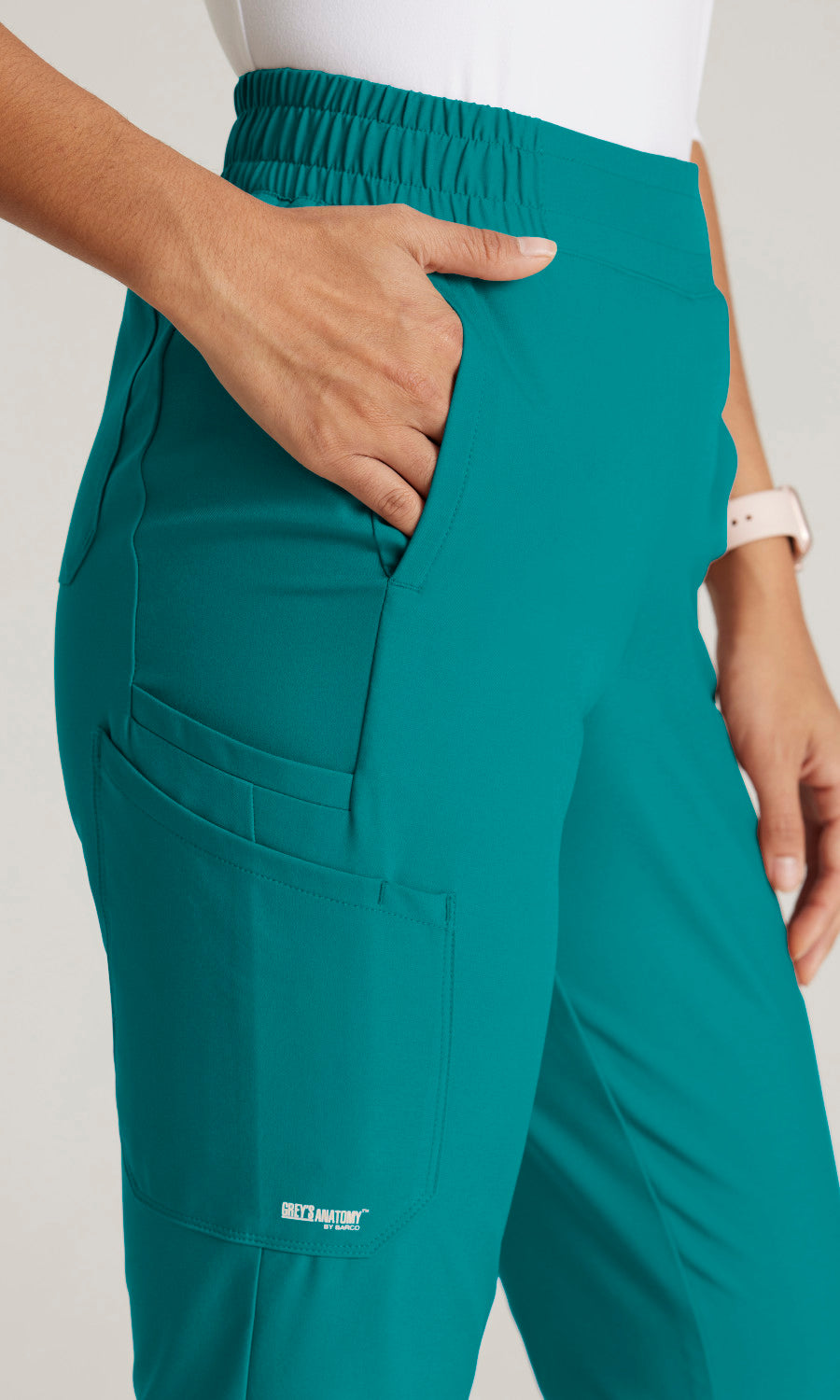 Grey's Anatomy Evolve GSSP627 Cosmo Scrub Pants Teal