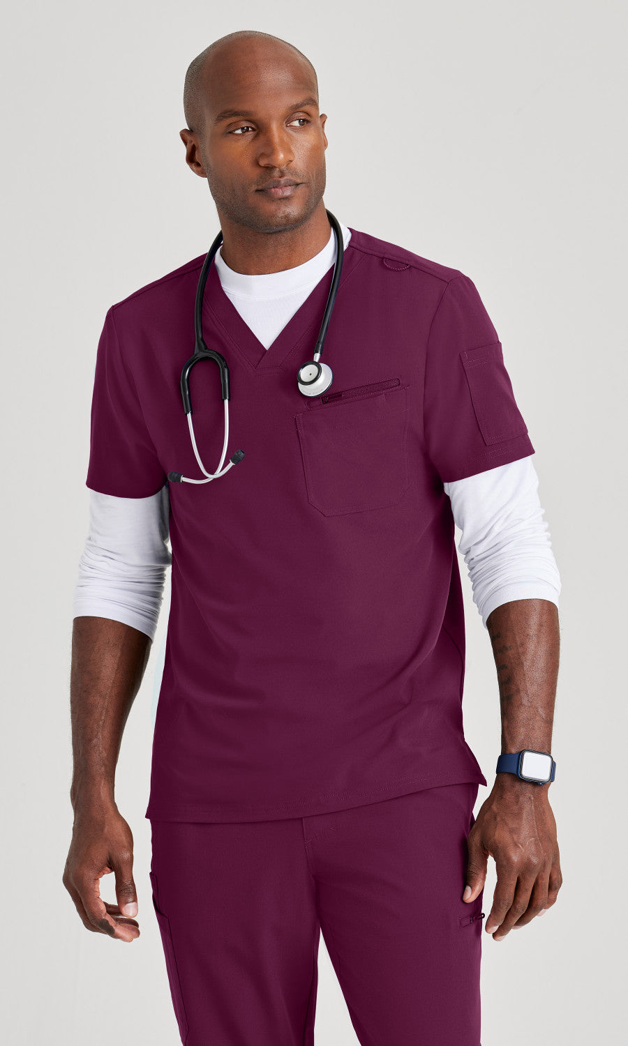 Barco Unify BUT153 Rally Scrub Top Wine