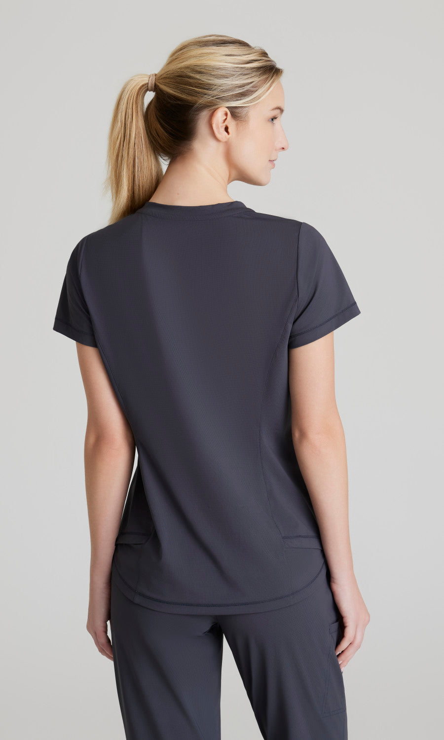 Skechers Slip-Ins Knits SKT221 Flow Knit Scrub Top Pewter