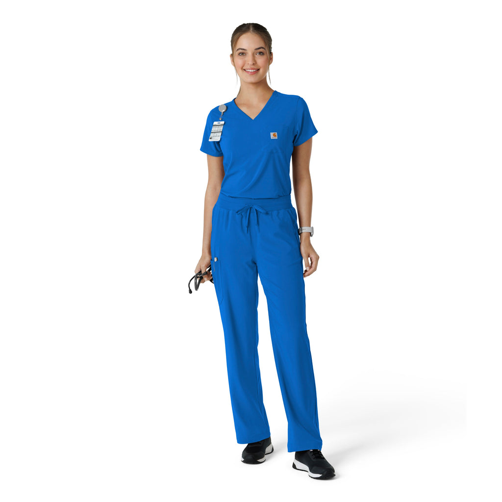 Force Cross-Flex C13410 Tuck-In Scrub Top Royal
