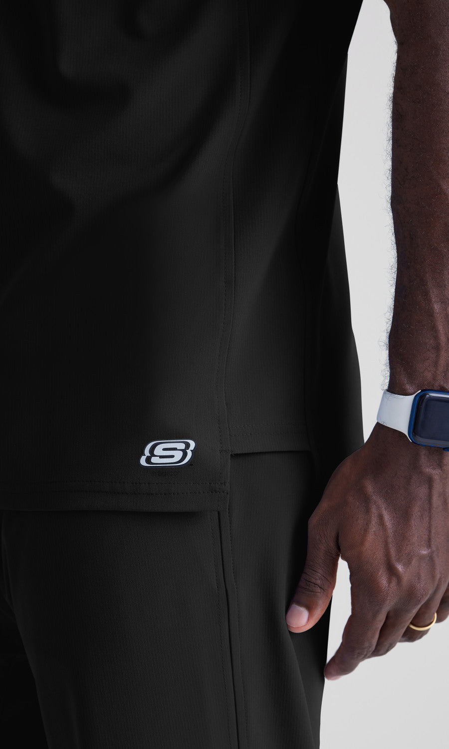 Skechers SK0112 Structure Scrub Top Black