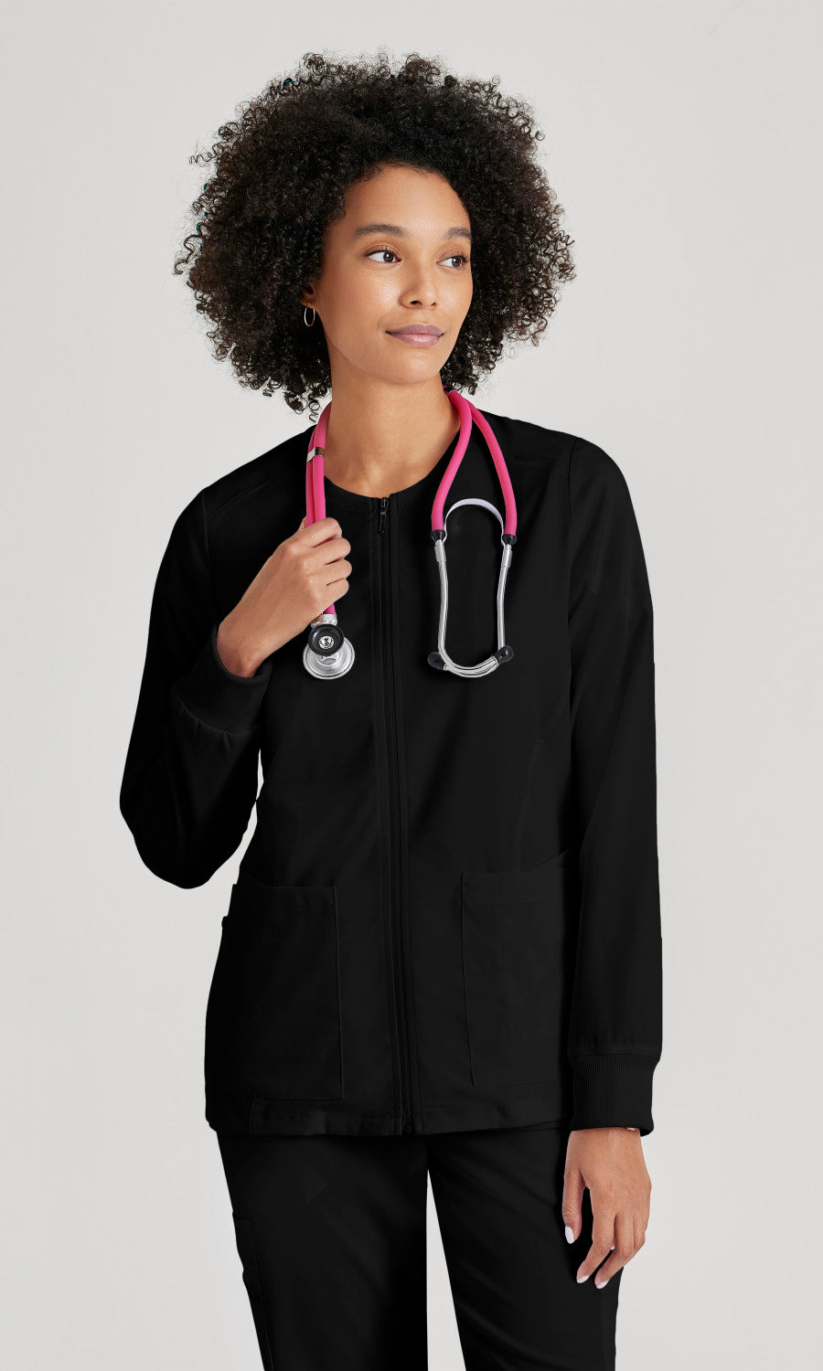 Grey's Anatomy Stretch GRSW873 Gianna Warmup Black