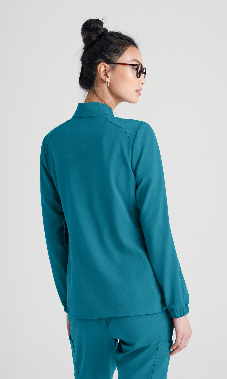 Grey's Anatomy Evolve GSSW886 Virtue Scrub Jacket Bahama