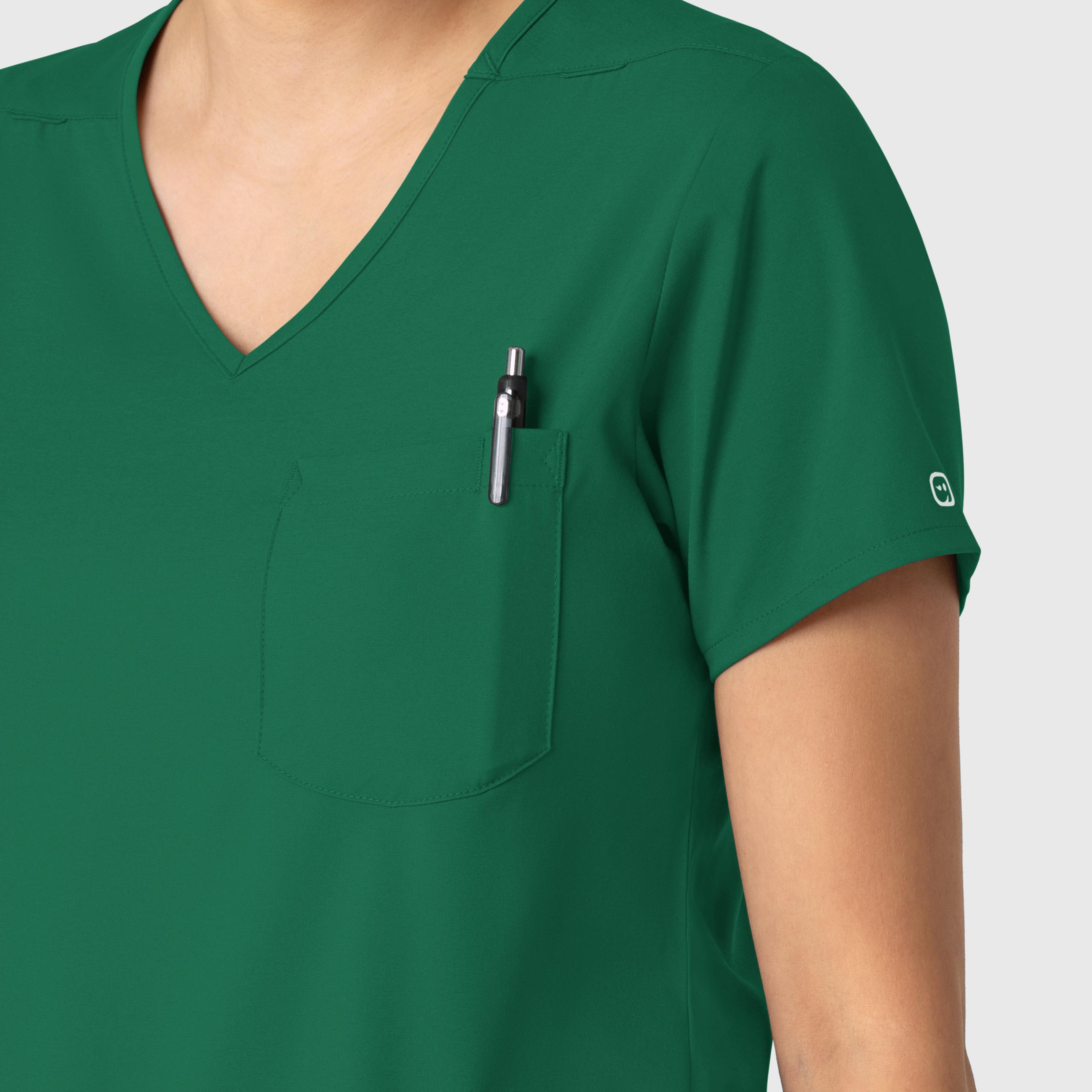 Boundless 6151 Tuck-In Scrub Top Hunter