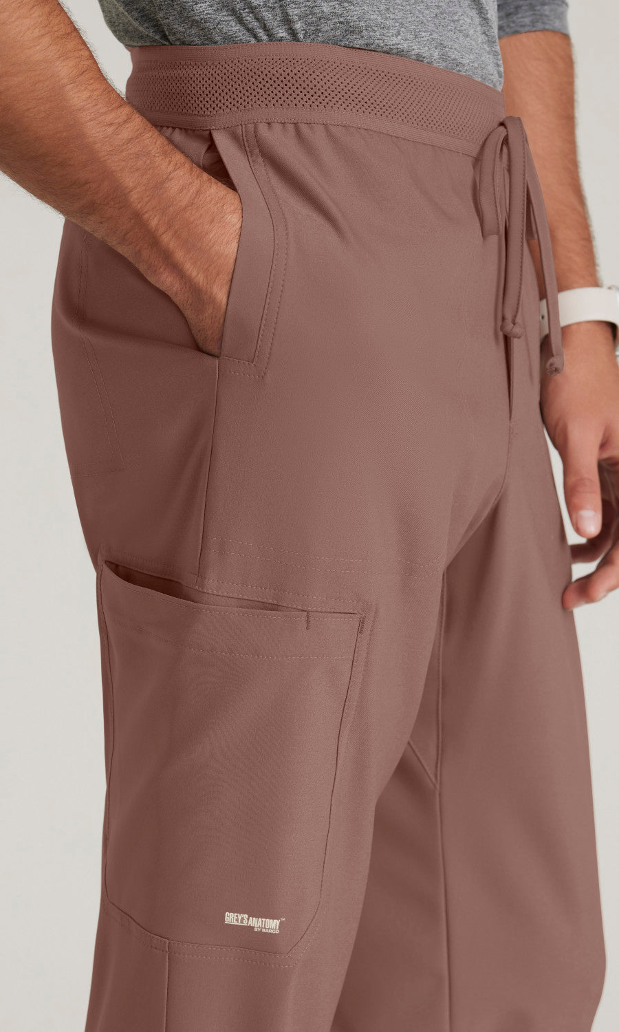 Grey's Anatomy Evolve GSSP649 Highland Scrub Pants Driftwood