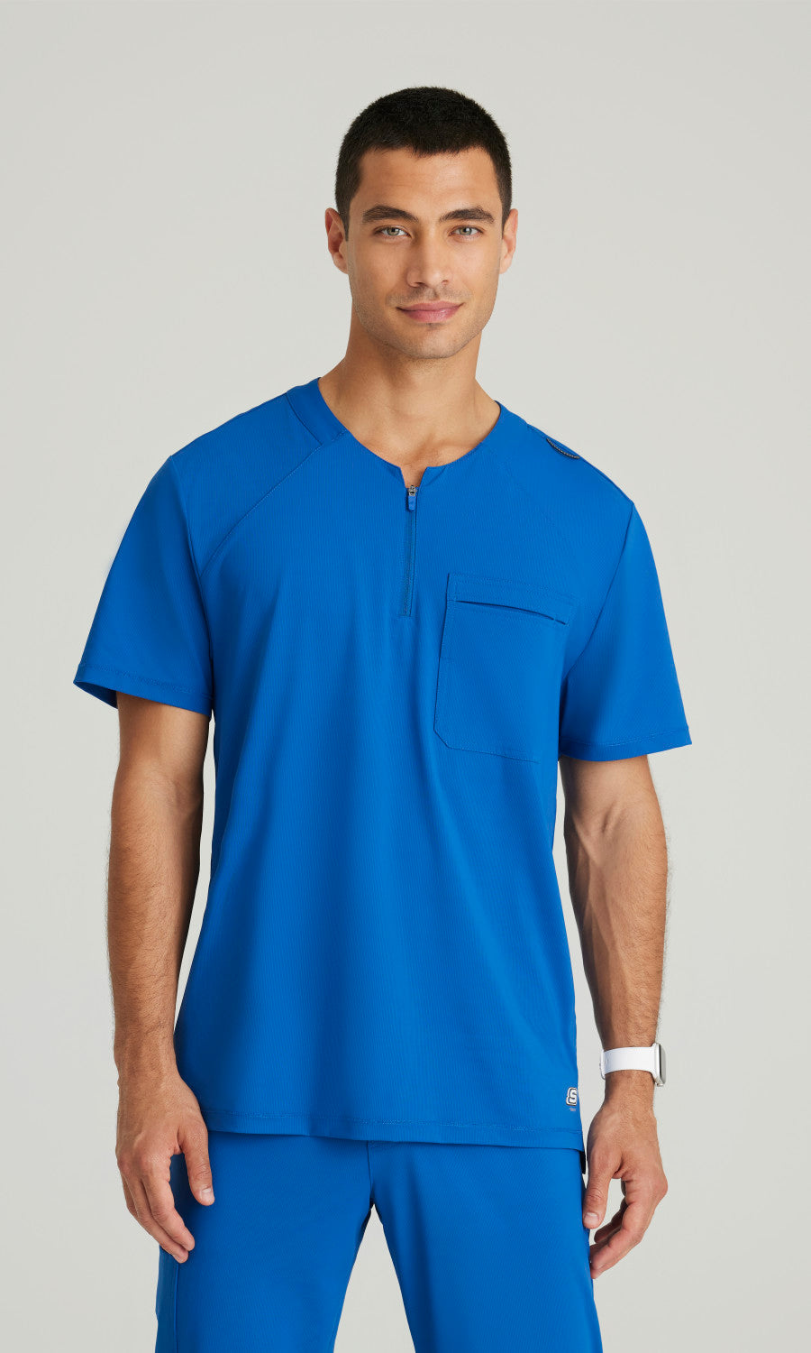 Skechers Slip-Ins Knits SKT229 Flex Knit Scrub Top New Royal