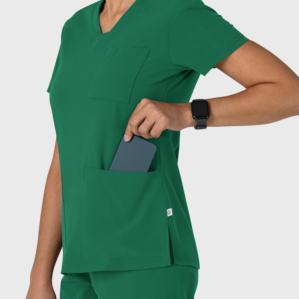 Nova 6132 Flex-n-Reach V-Neck Scrub Top Hunter