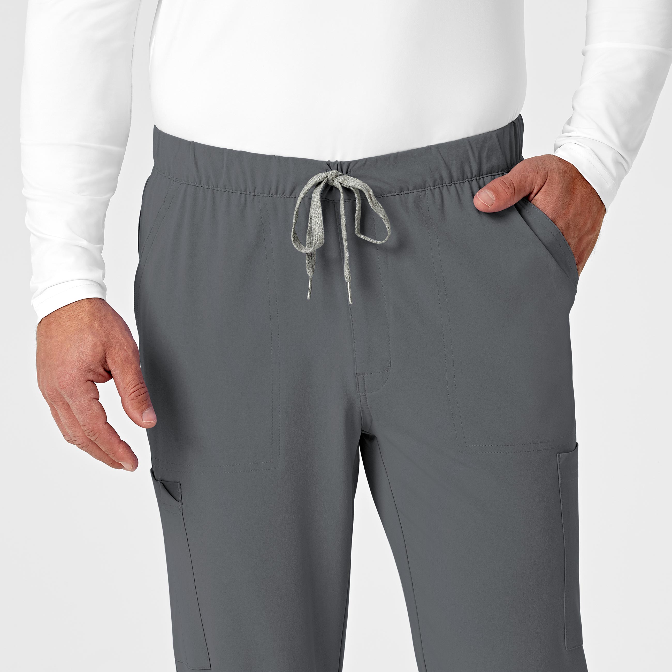 RENEW 5034 Men's Jogger Scrub Pants Pewter