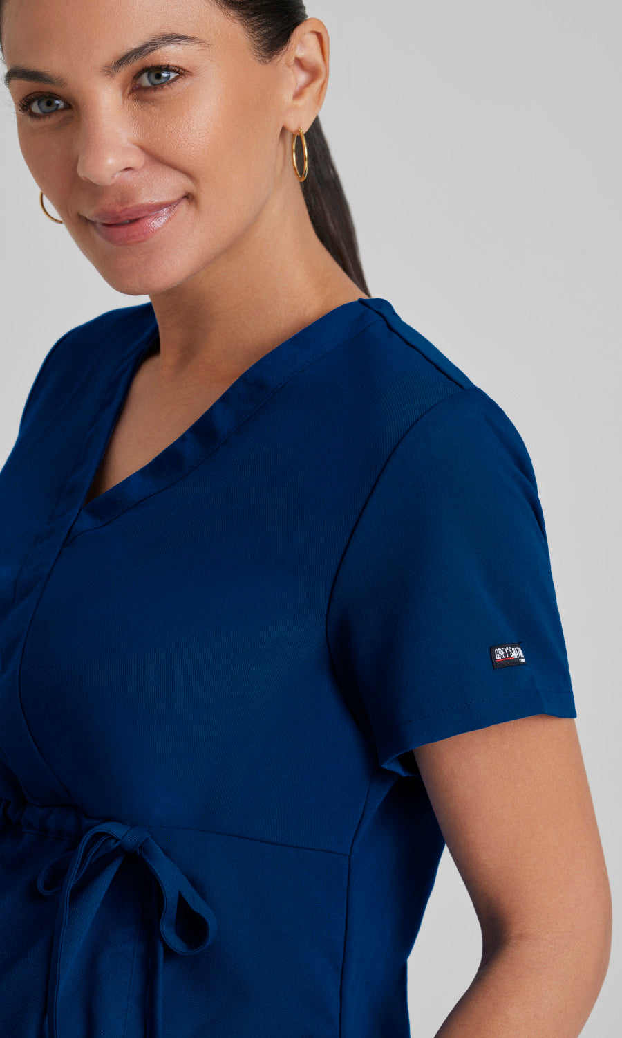 Grey's Anatomy GRT094 Lilah Scrub Top Indigo