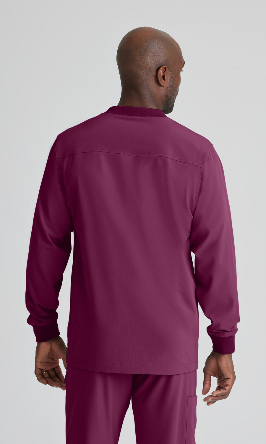 Skechers SK0408 Structure Scrub Jacket Wine