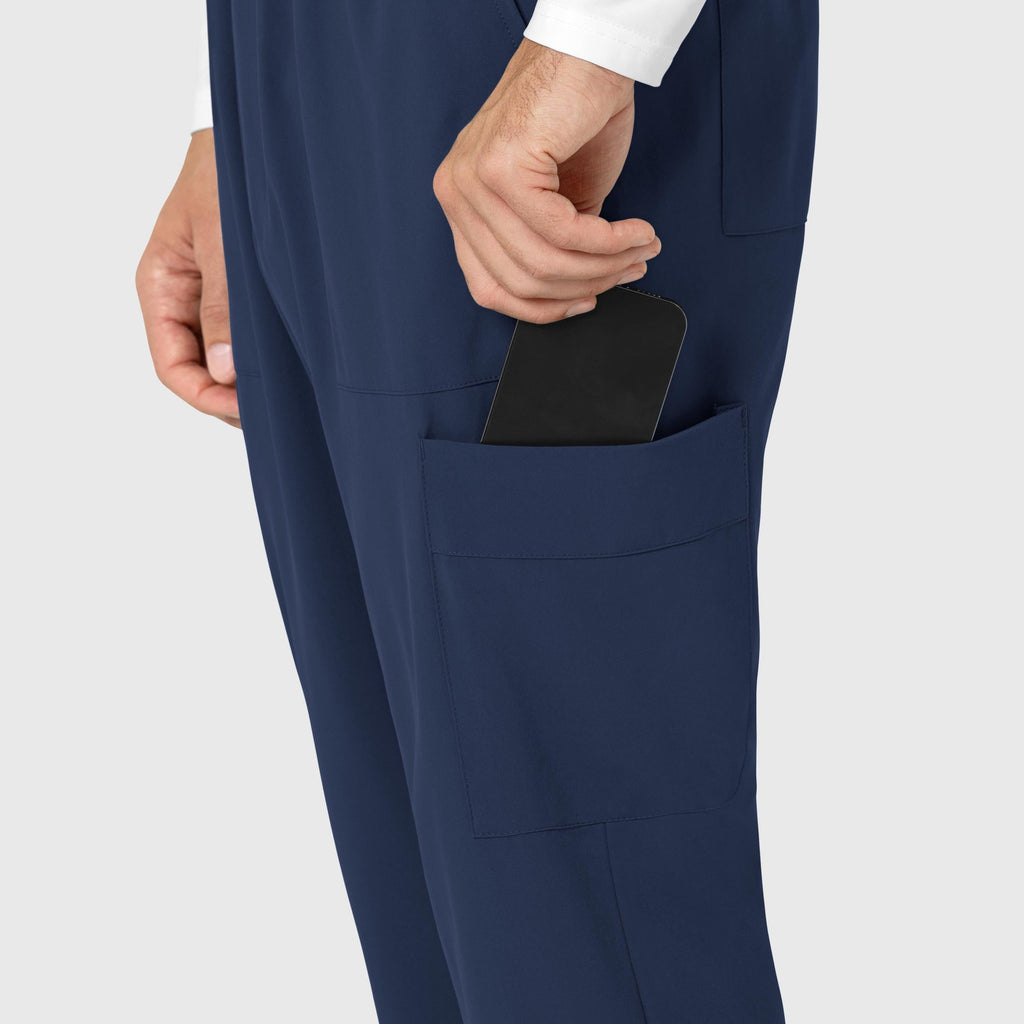 RENEW 5834 Men's Tapered Scrub Pants Navy