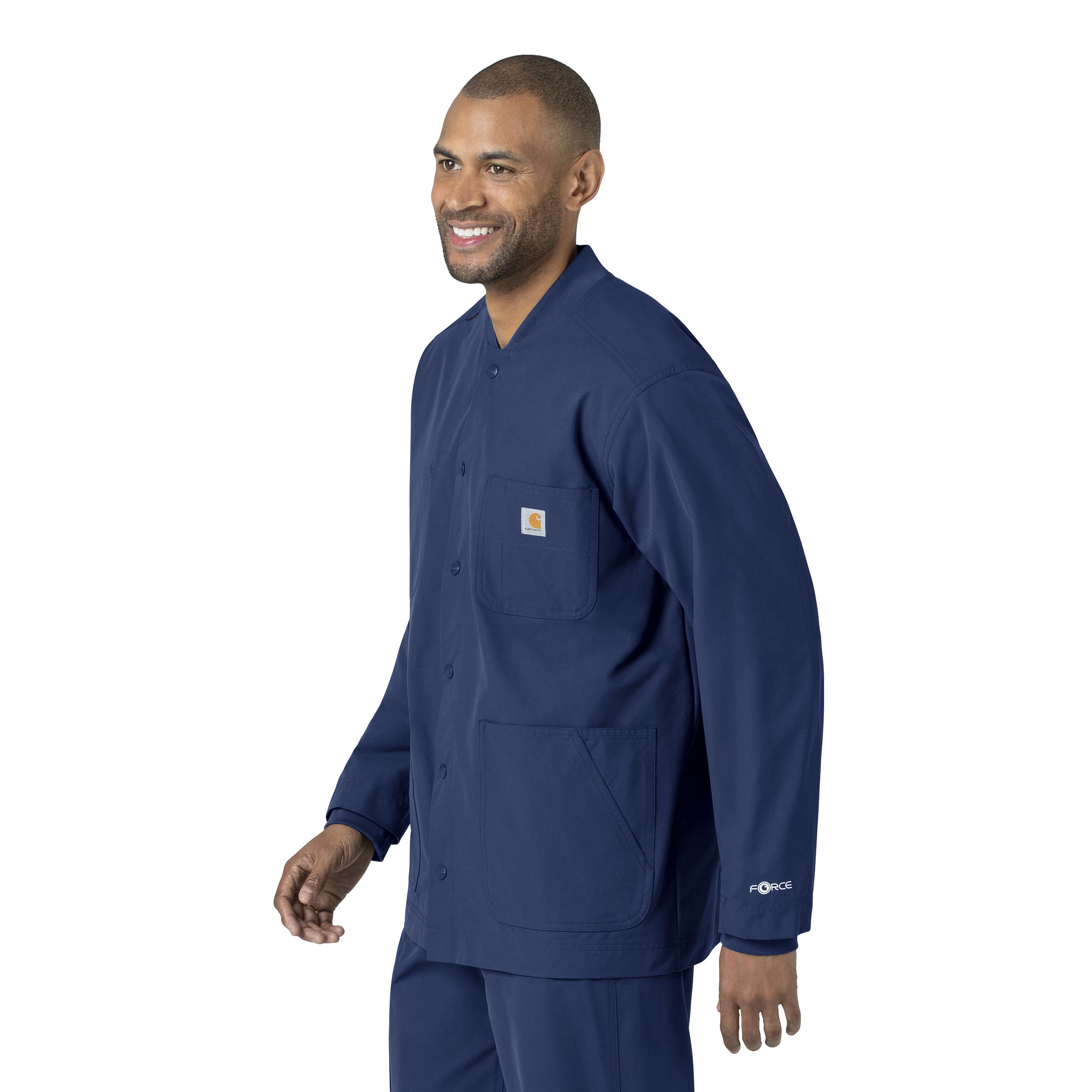Force Essentials C85013 Unisex Chore Coat Navy