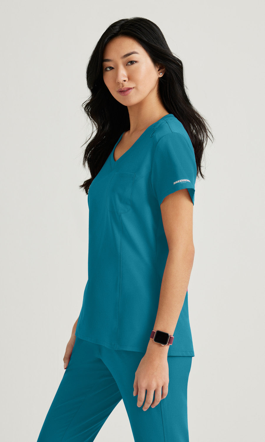 Skechers SKT147 Dignity Scrub Top Bahama