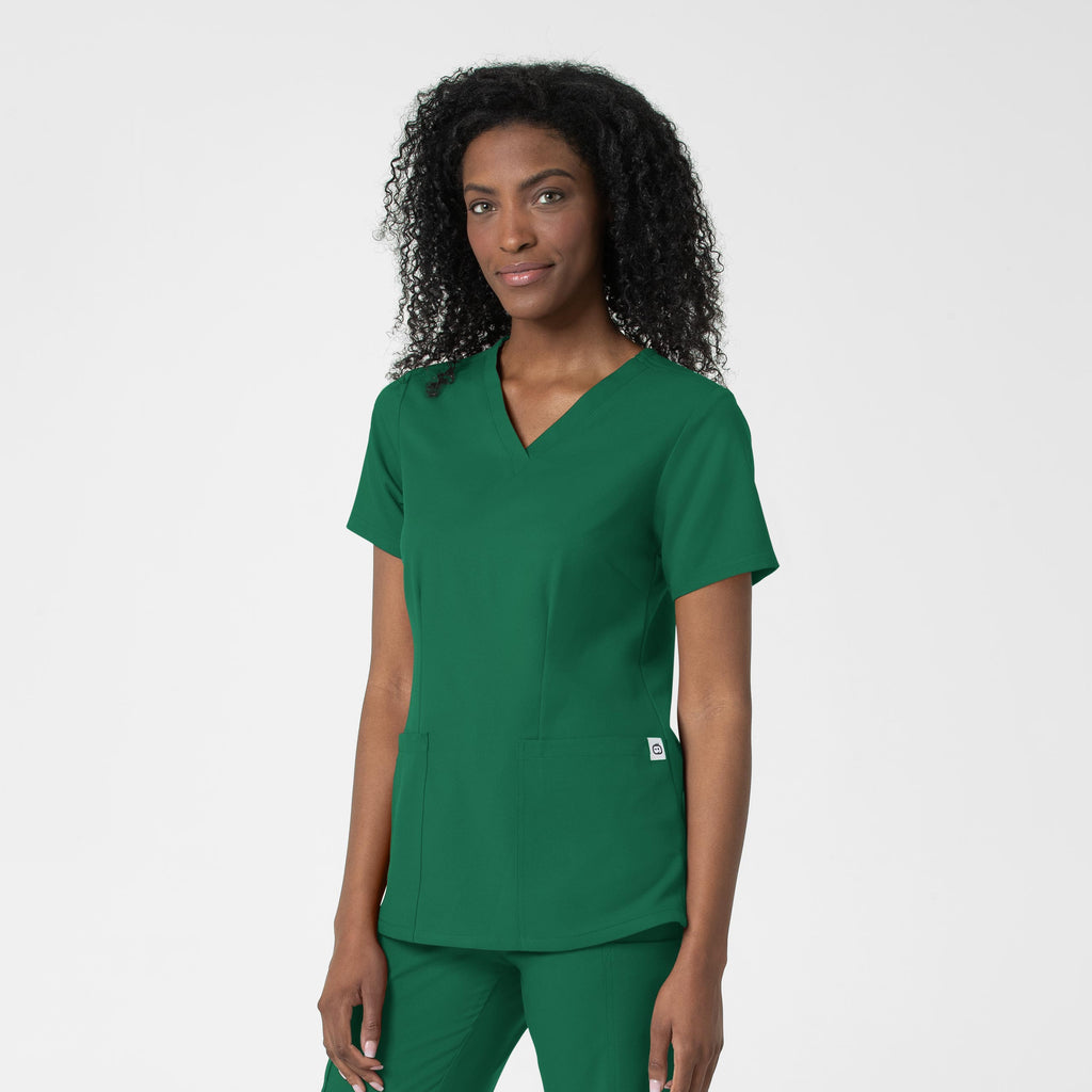 Thrive 6122 Fitted 3-Pocket V-Neck Scrub Top Hunter
