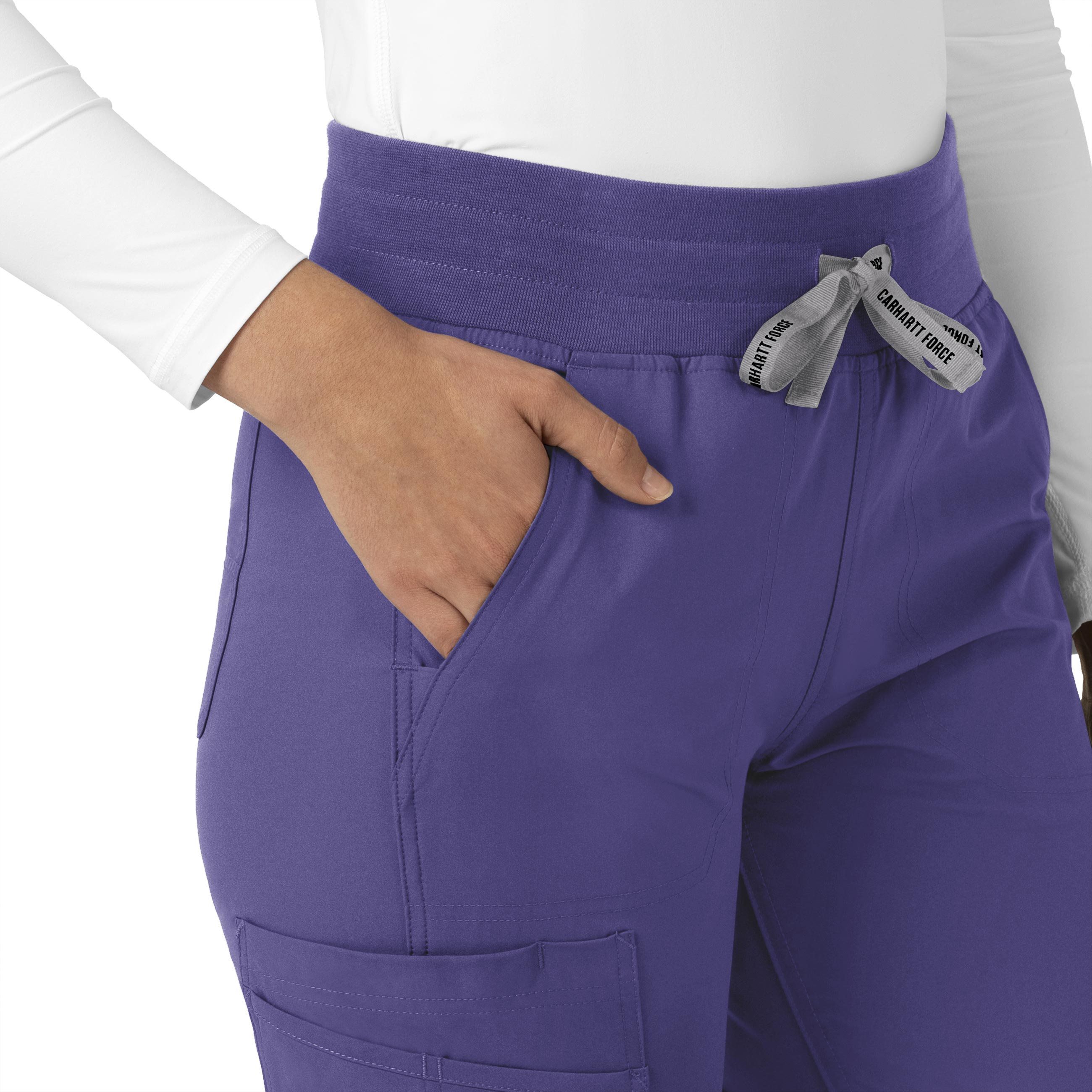 Force Essentials C51113 Jogger Scrub Pants Grape