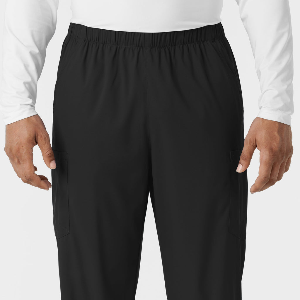 Boundless 5051 Unisex Straight Leg Scrub Pants Black