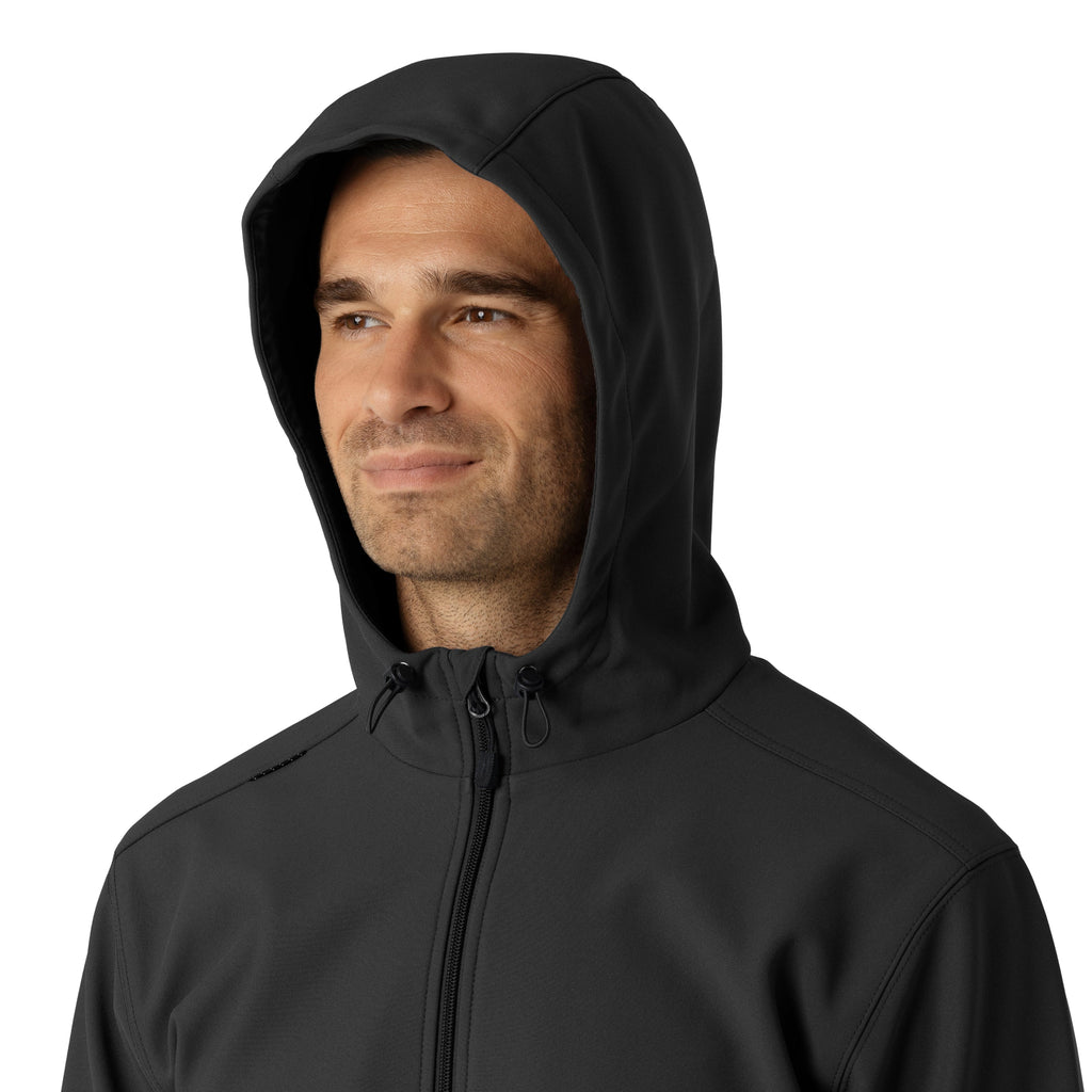 Layers C84023 Men's Bonded Fleece Hoodie Black
