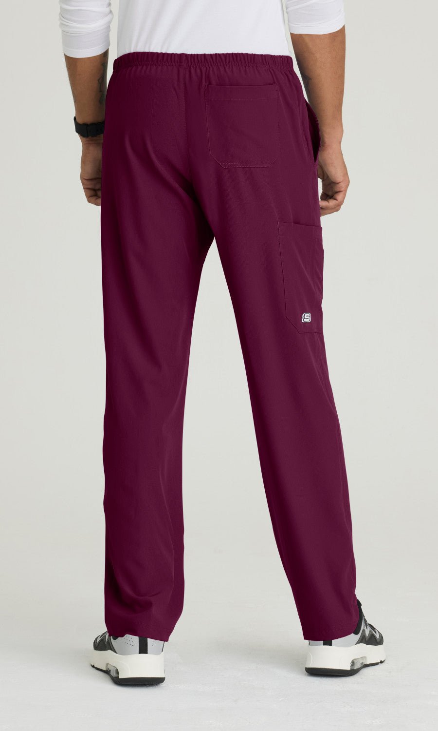 Skechers SK0215 Structure Scrub Pants Wine