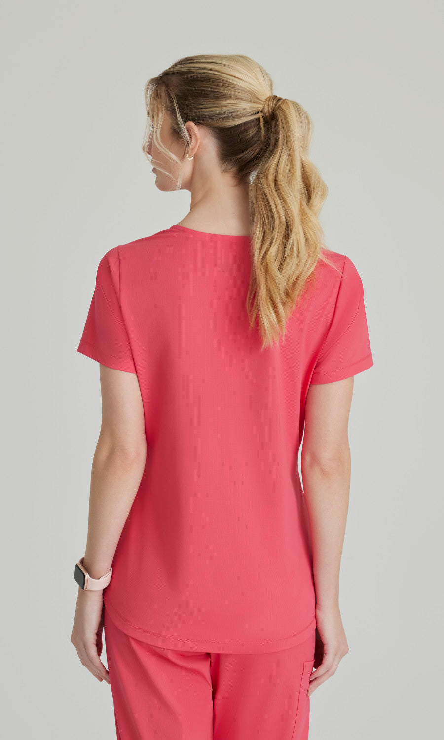 Skechers Slip-Ins Knits SKT220 Serene Knit Scrub Top Punch Pink