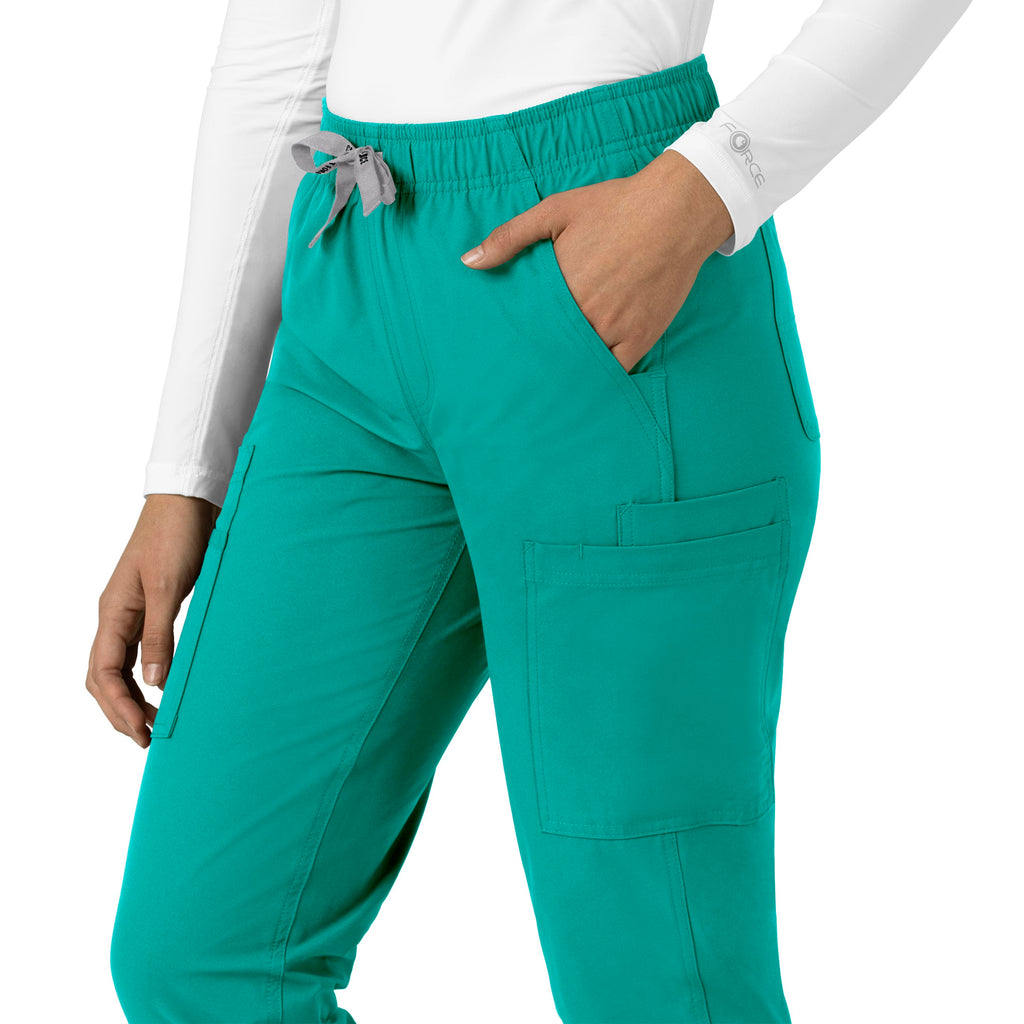 Force Essentials C51213 Straight Leg Scrub Pants Teal Blue