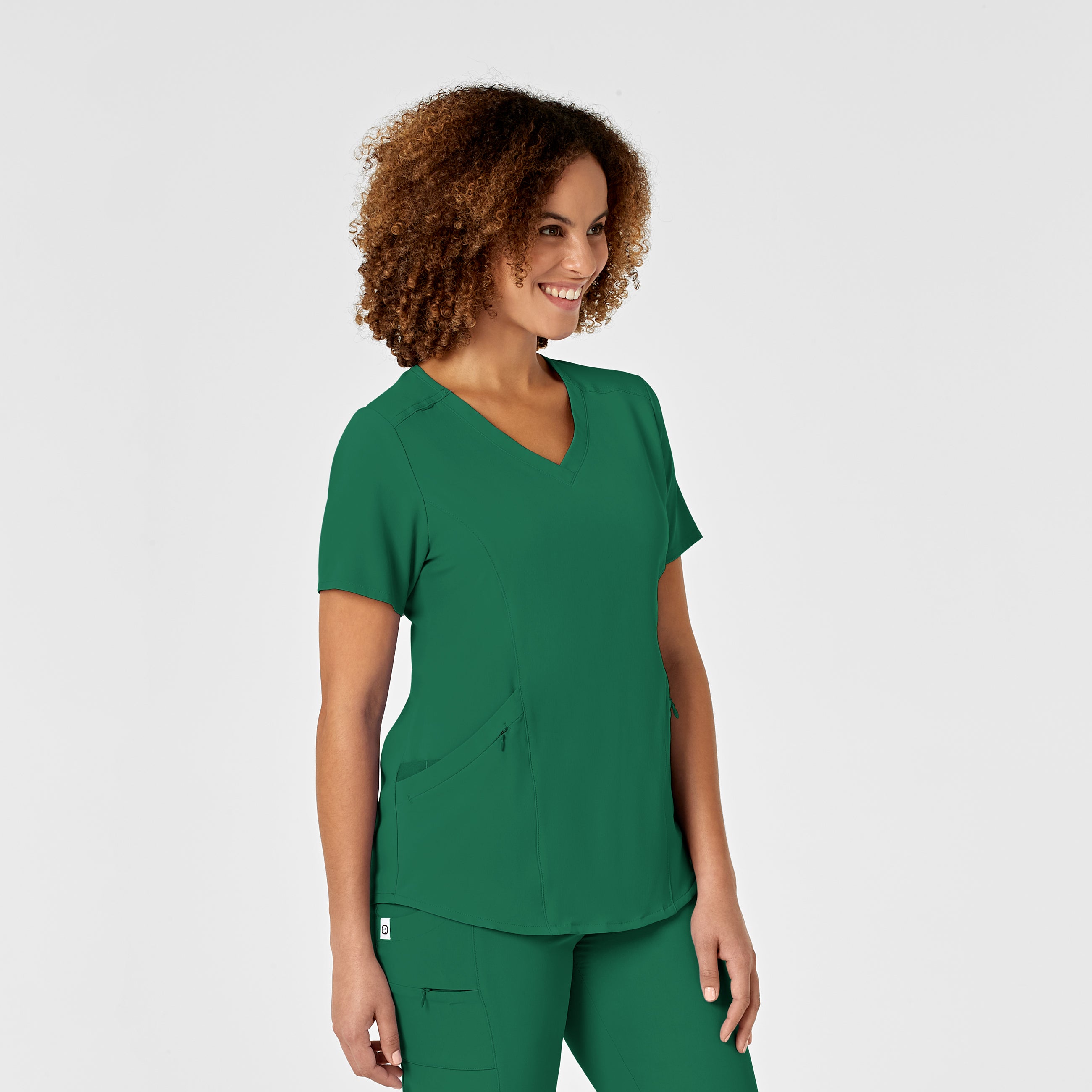 RENEW 6134 V-Neck Scrub Top Hunter