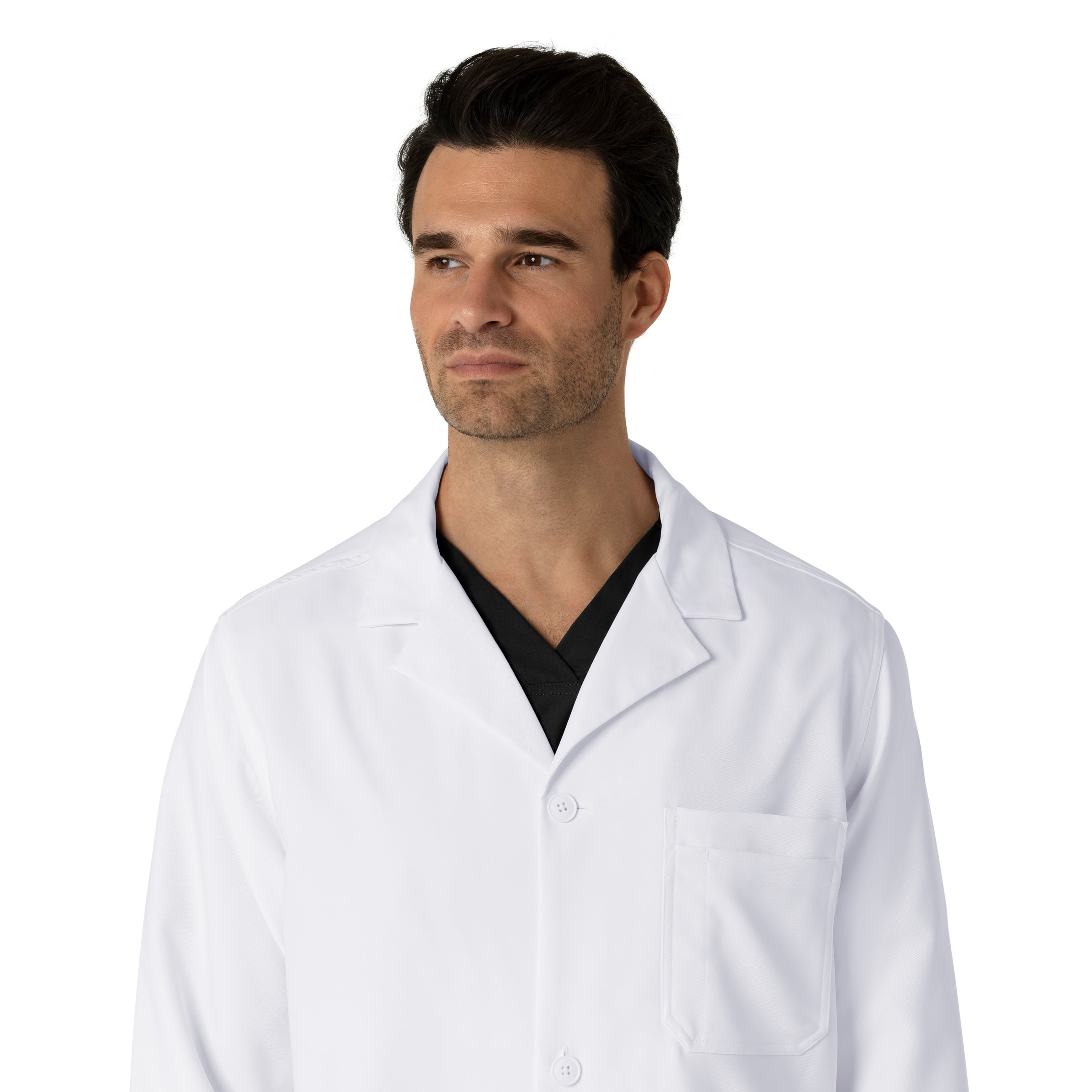 Lab Coats C73005 Men's Long Lab Coat White
