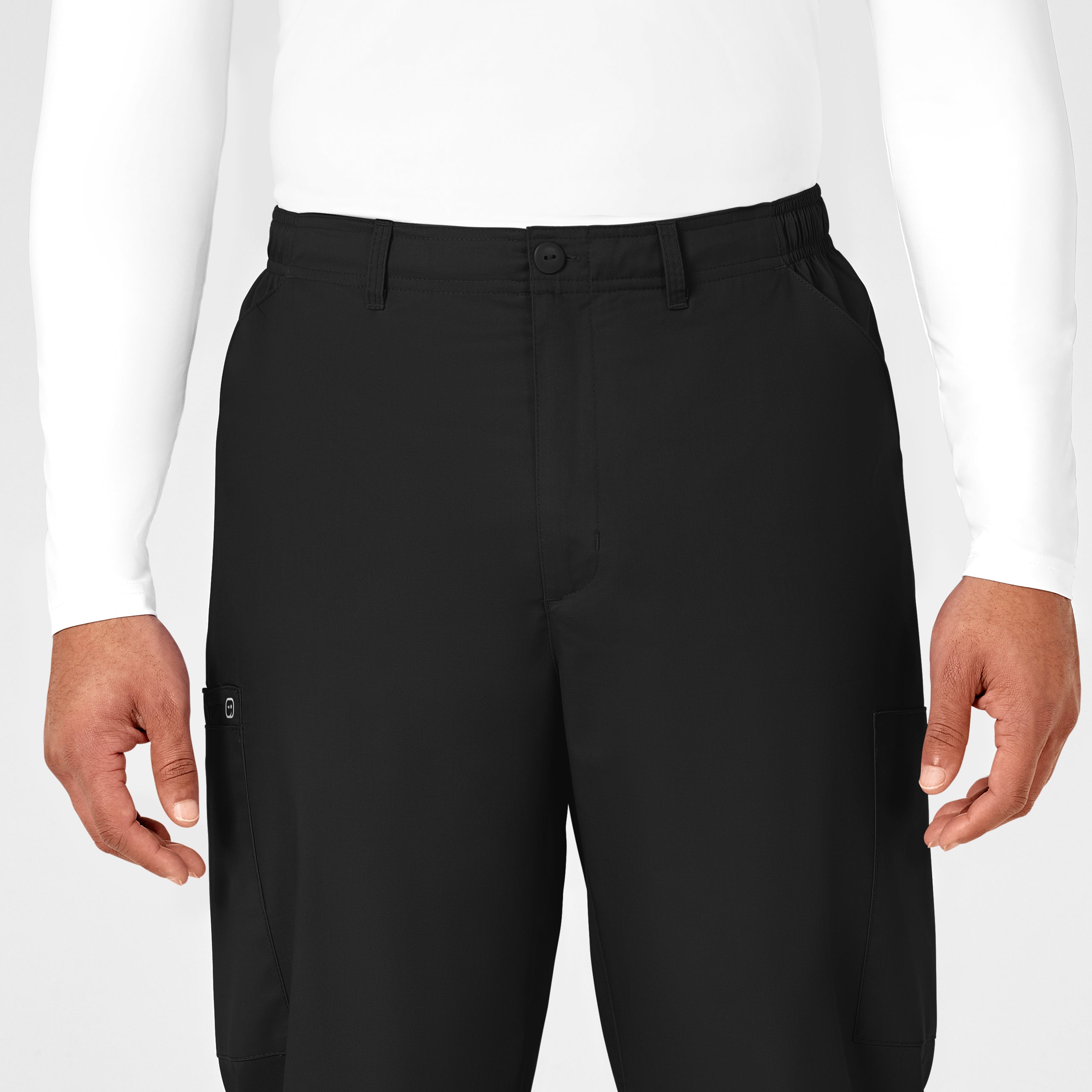 WonderWORK 503 Men's Cargo Scrub Pants Black