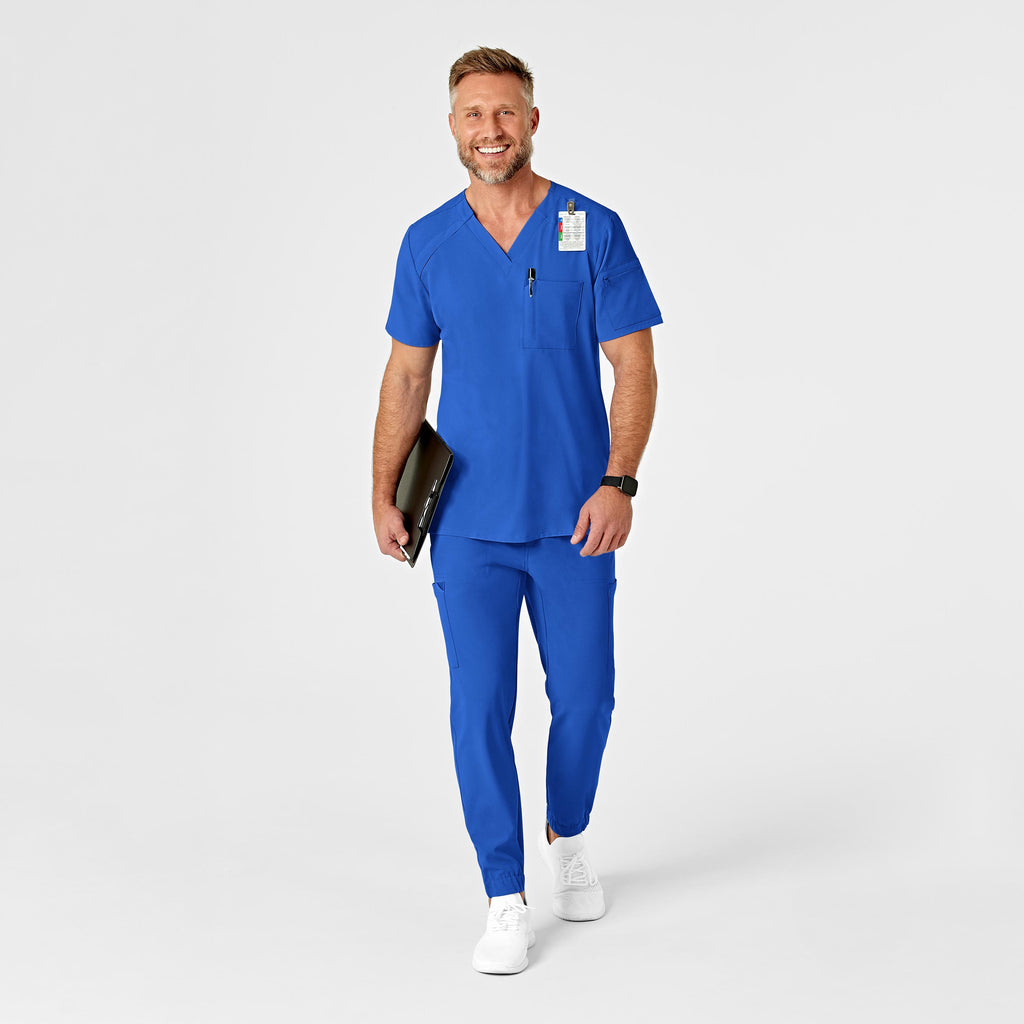 RENEW 5034 Men's Jogger Scrub Pants Royal