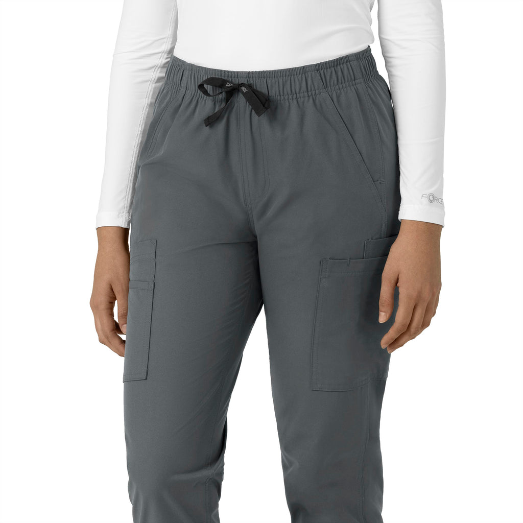 Force Essentials C51213 Straight Leg Scrub Pants Pewter