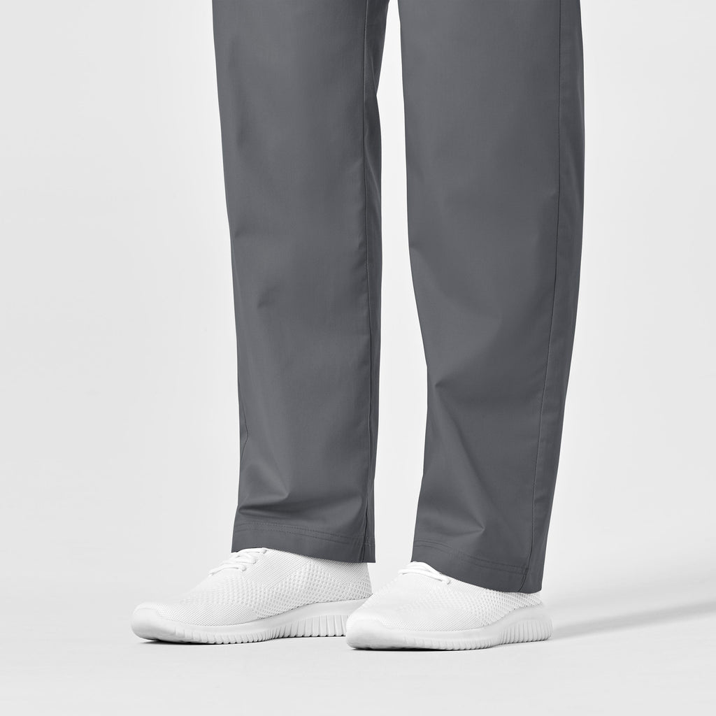 WonderWORK 500 Unisex Drawstring Cargo Scrub Pants Pewter