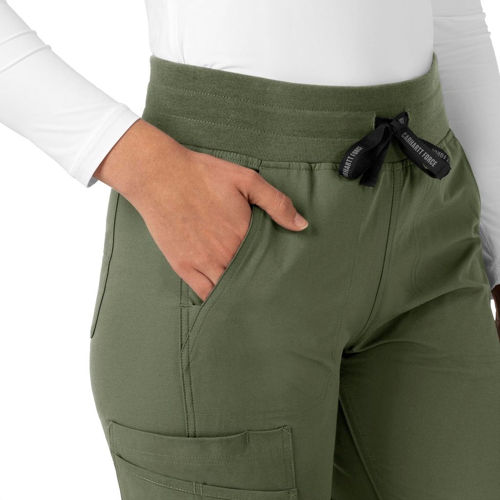Force Essentials C51113 Jogger Scrub Pants Olive