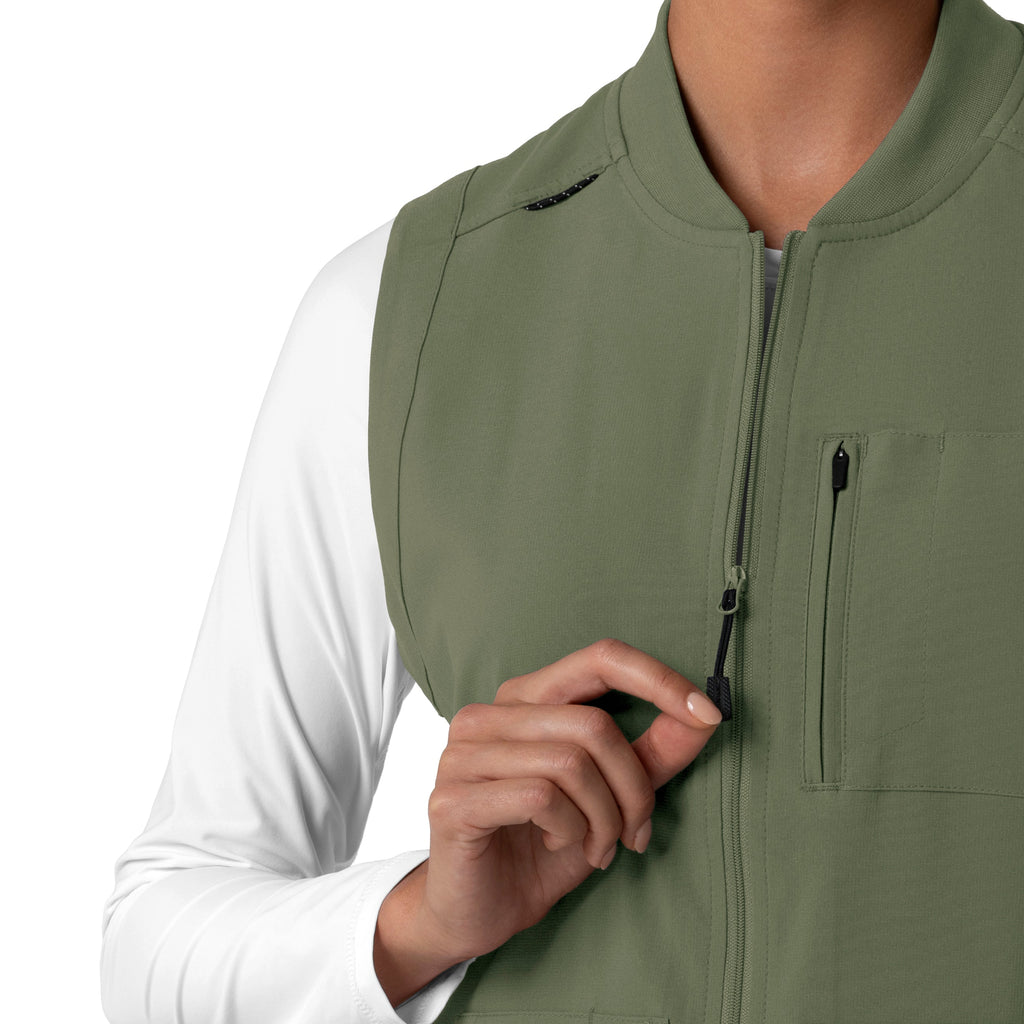 Force Cross-Flex C82510 Women's Lightweight Scrub Vest Olive
