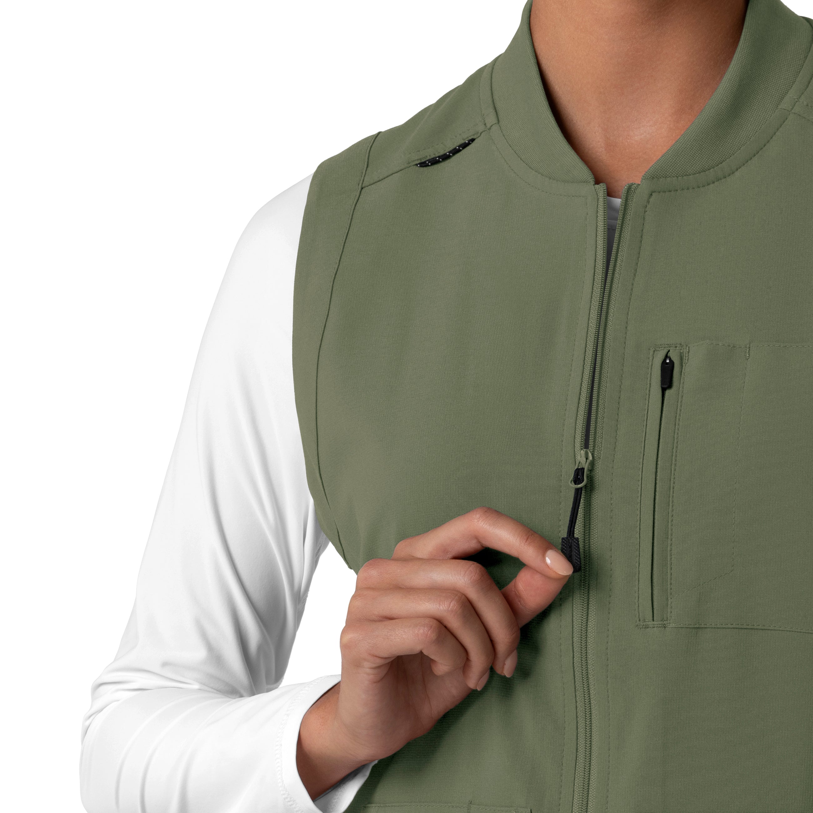 Force Cross-Flex C82510 Women's Lightweight Scrub Vest Olive