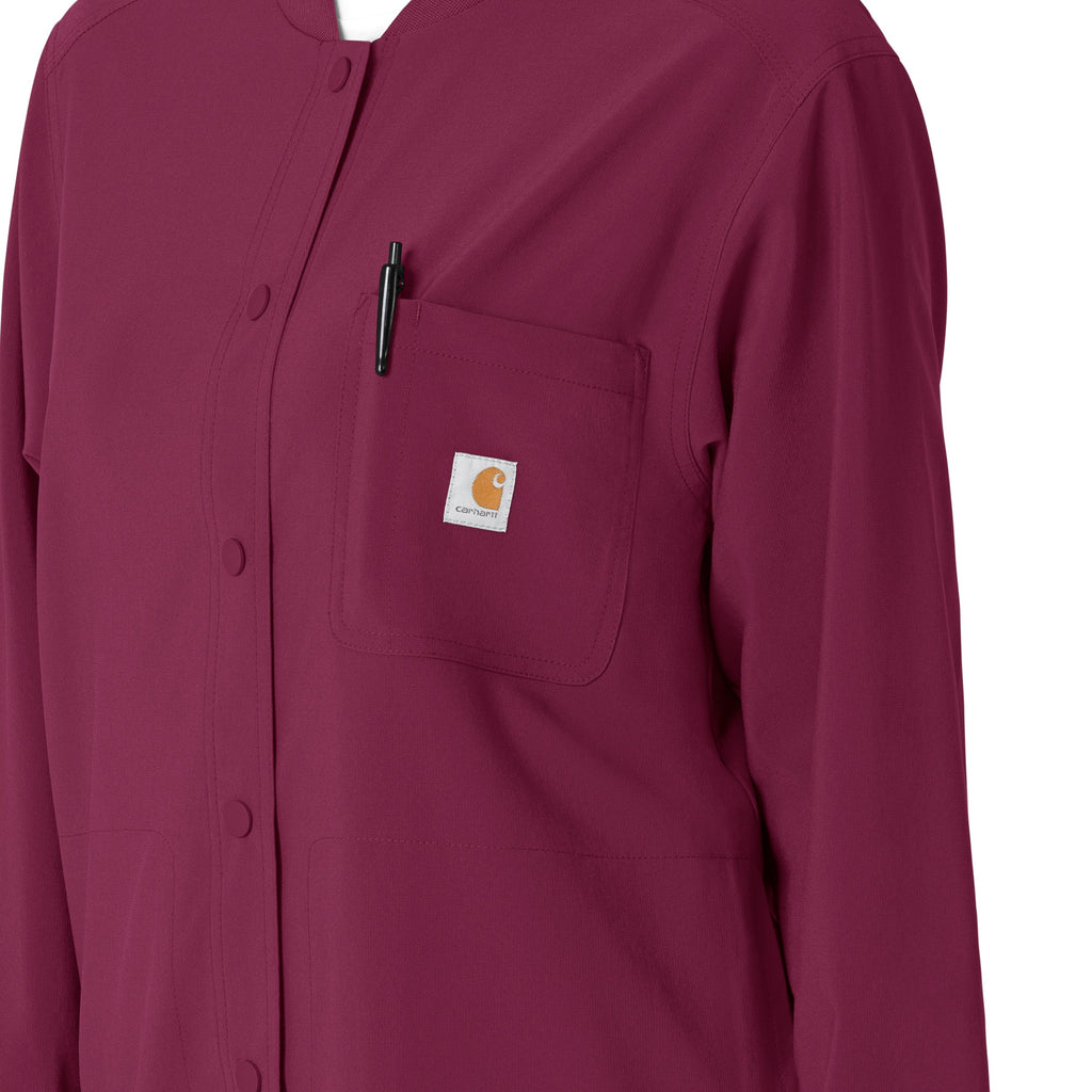 Force Cross-Flex C82210 Shirt Jacket Wine