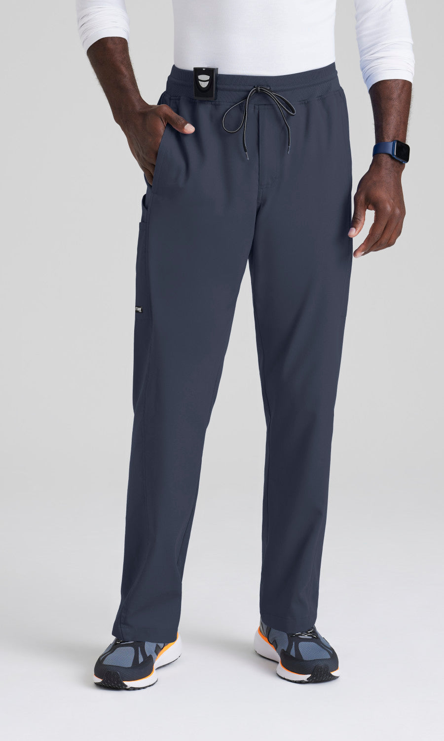 Grey's Anatomy Stretch GRSP617 Hudson Scrub Pants Steel
