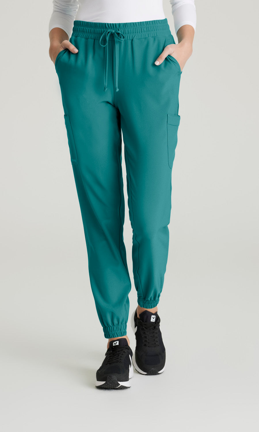 Grey's Anatomy Evolve GSSP625 Terra Scrub Joggers Teal