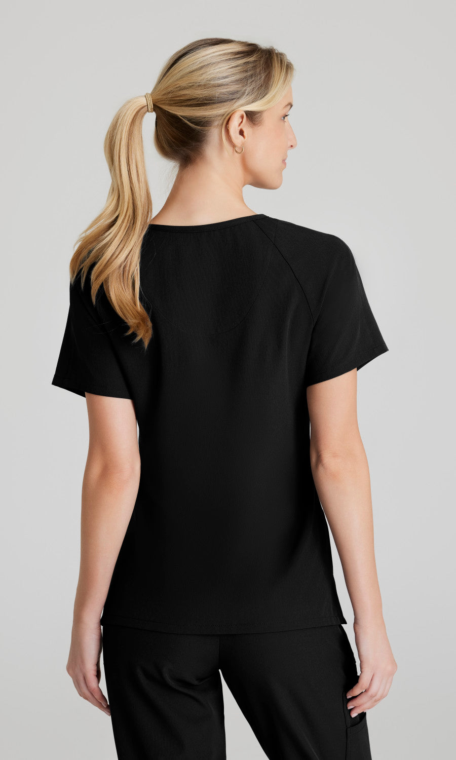 Skechers Fusion SKT238 Prisma Scrub Top Black