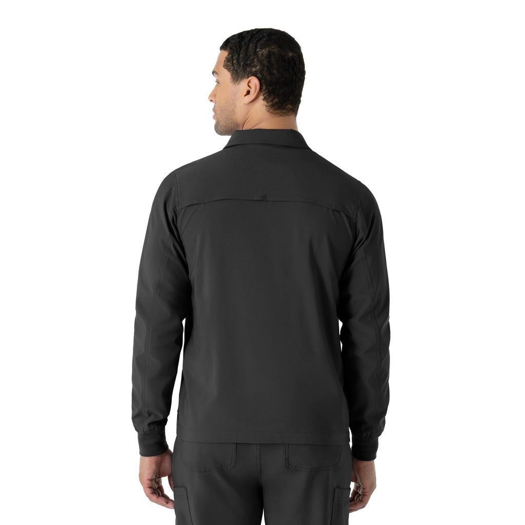 Force Cross-Flex C86310 Men's Lightweight Scrub Jacket Black