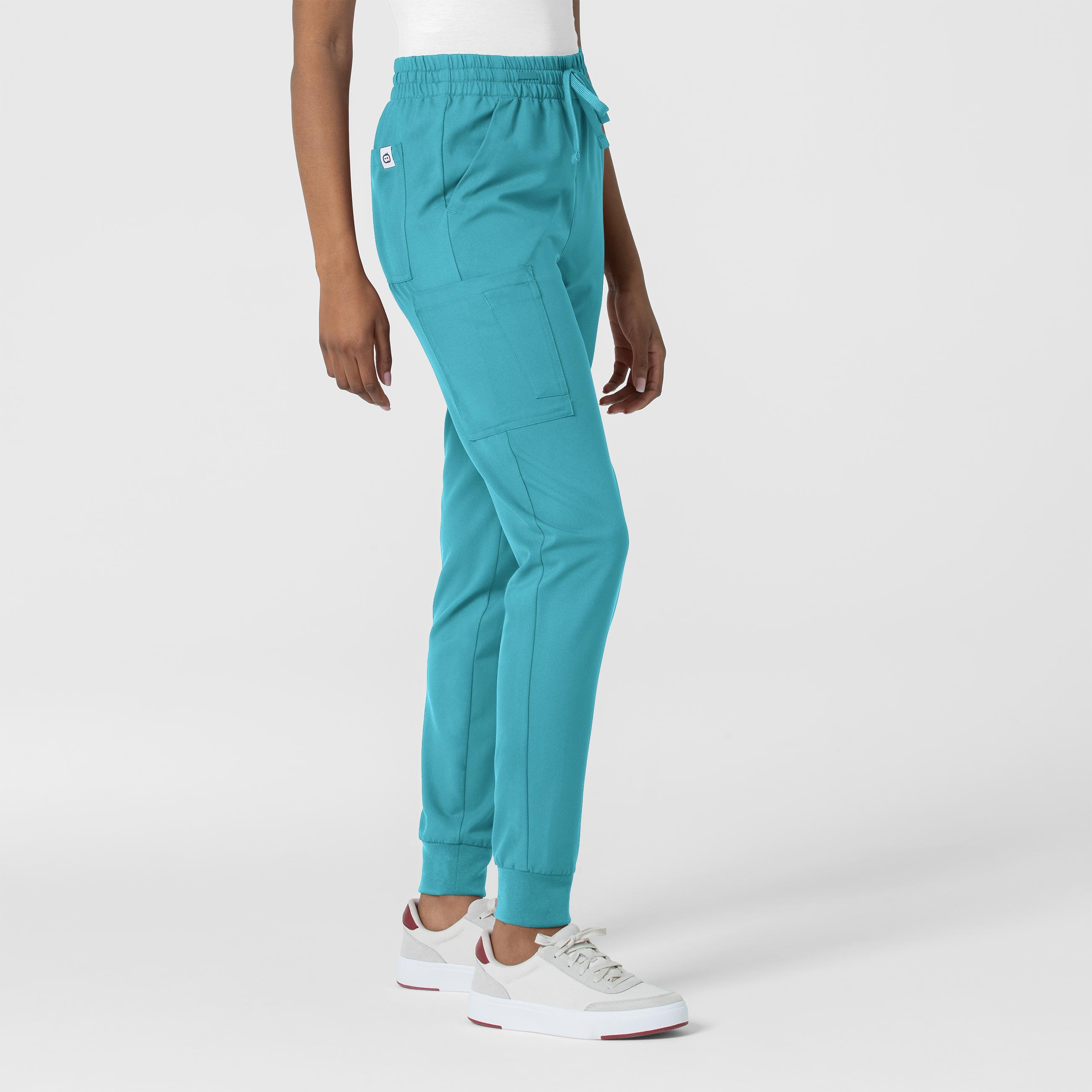Thrive 5122 Cargo Jogger Scrub Pants Teal Blue