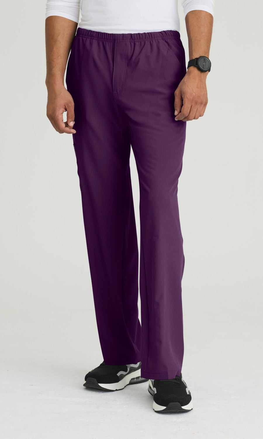 Skechers SK0215 Structure Scrub Pants Eggplant