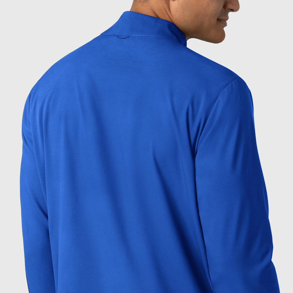 Boundless 8351 Men's Warm Up Scrub Jacket Royal