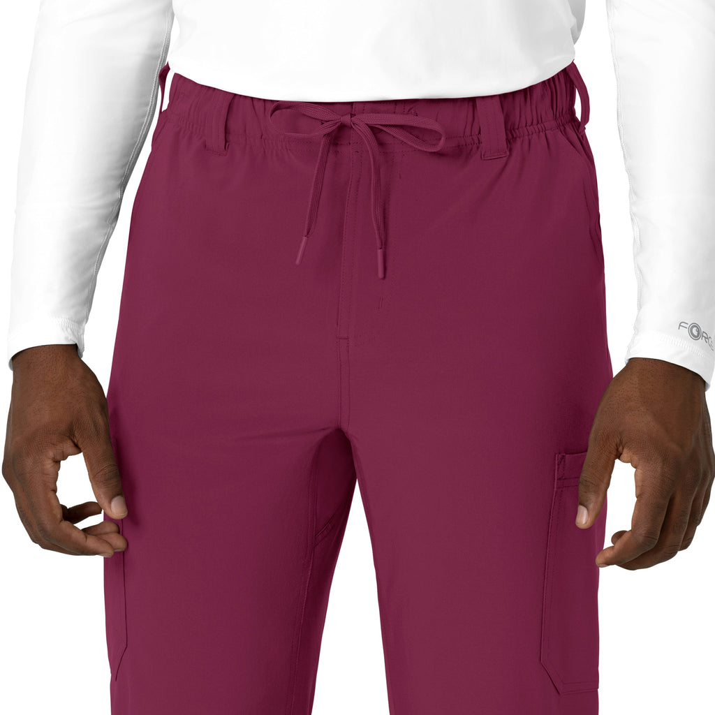 Force Cross-Flex C56410 Men's Straight Leg Scrub Pants Wine