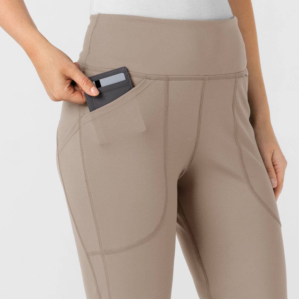 RENEW 5459 Knit Flare Yoga Scrub Pants Haze