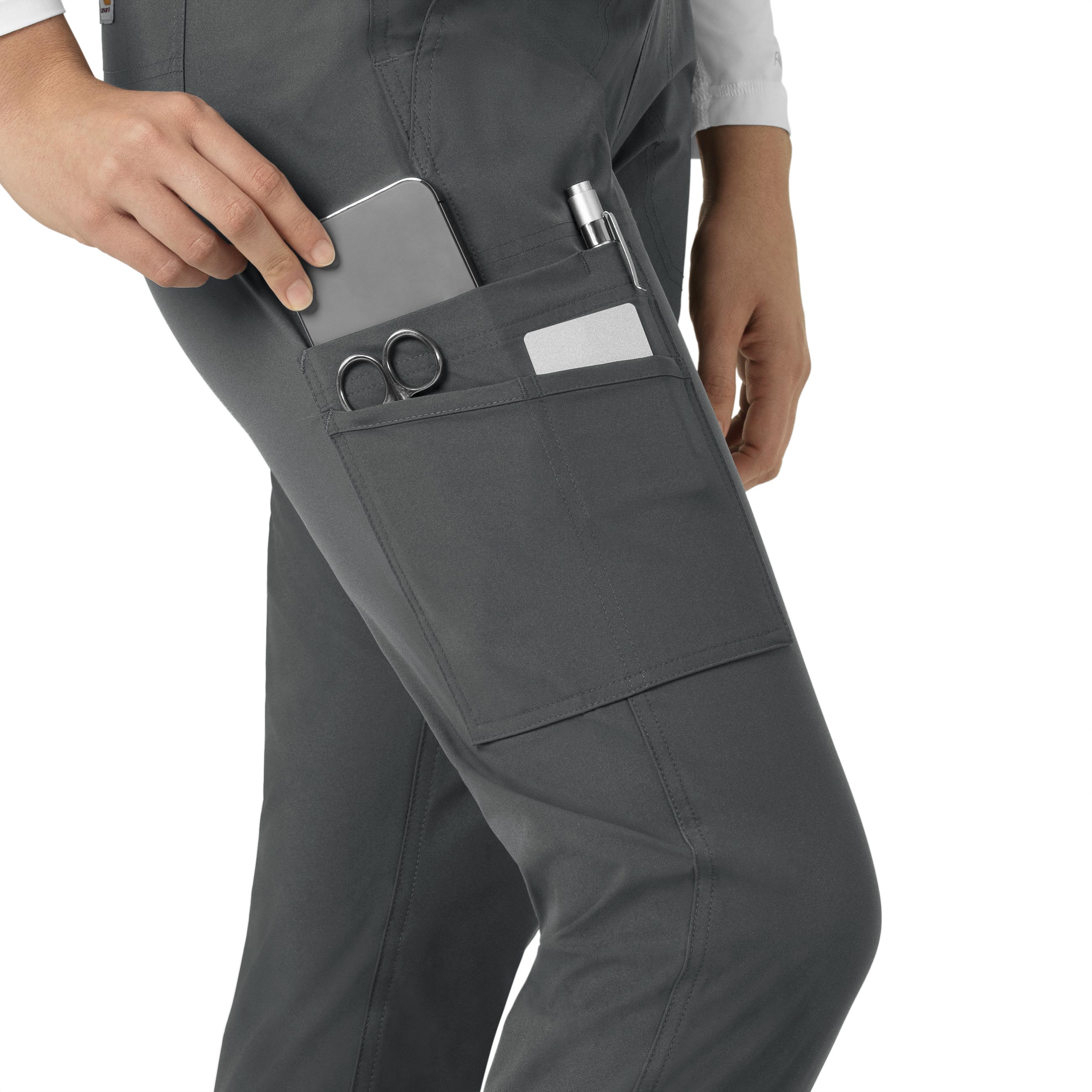 Force Essentials C51113 Jogger Scrub Pants Pewter