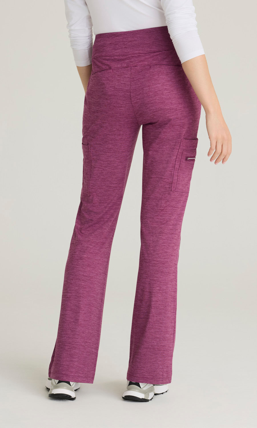 Barco One Performance Knit BOP645H Sprint Pant Dark Mauve Heather