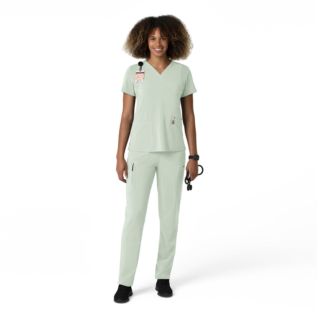 Force Cross-Flex C53210 Women's Straight Leg Cargo Scrub Pants Big Sky