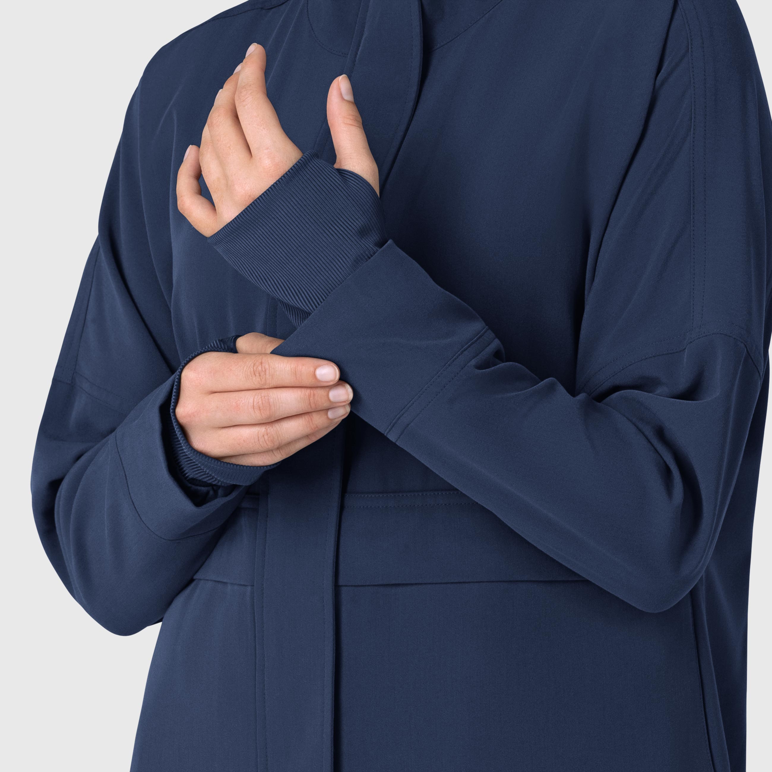 Layers 8132 Germs Happen Packable Scrub Jacket Navy