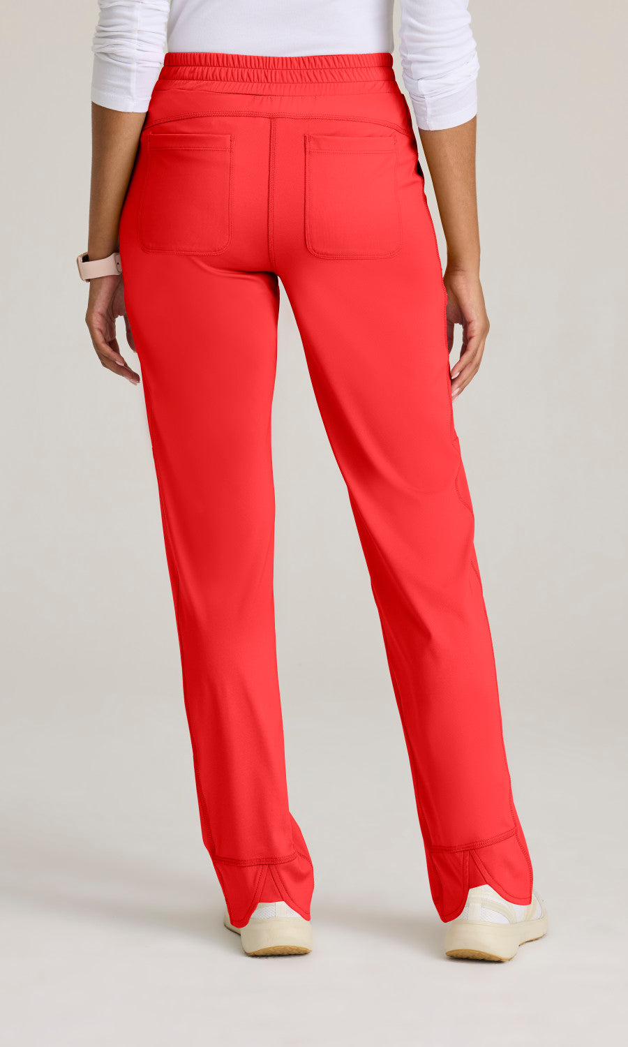 Grey's Anatomy Knits GRSP685 Momentum Knit Scrub Pants Radiant Coral